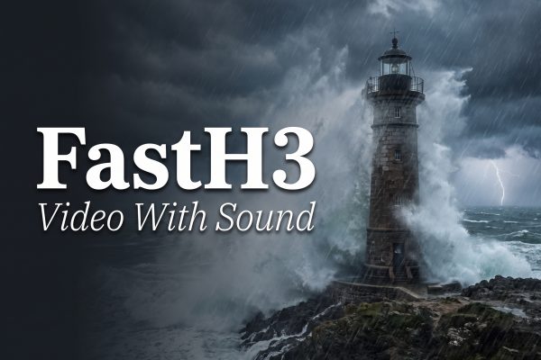 FastH3: Text to Video With Synchronized Sound