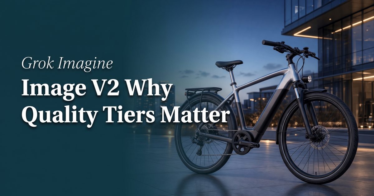 Grok Imagine Image V2: Why Quality Tiers Matter