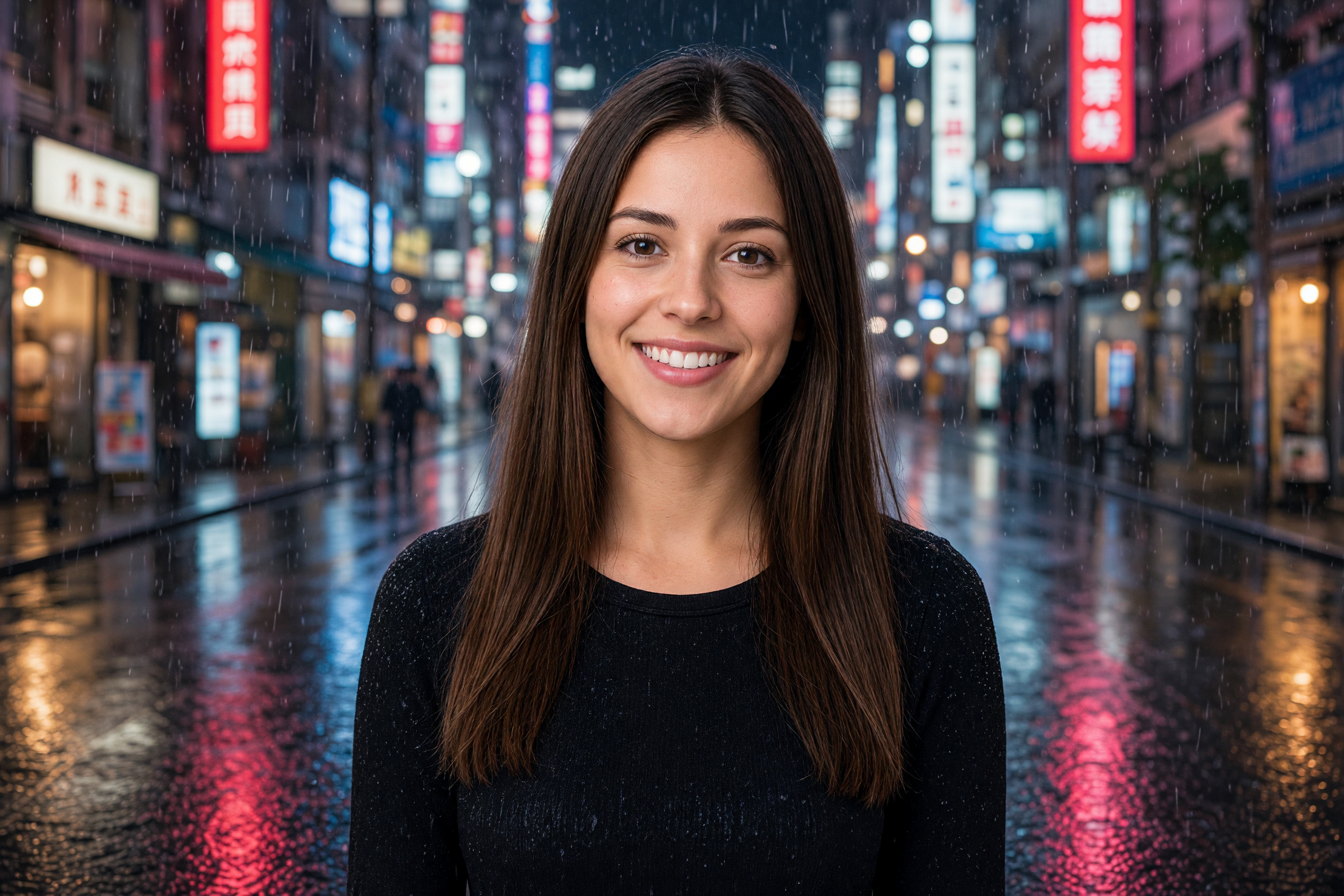 Reference image consistency travel portrait example