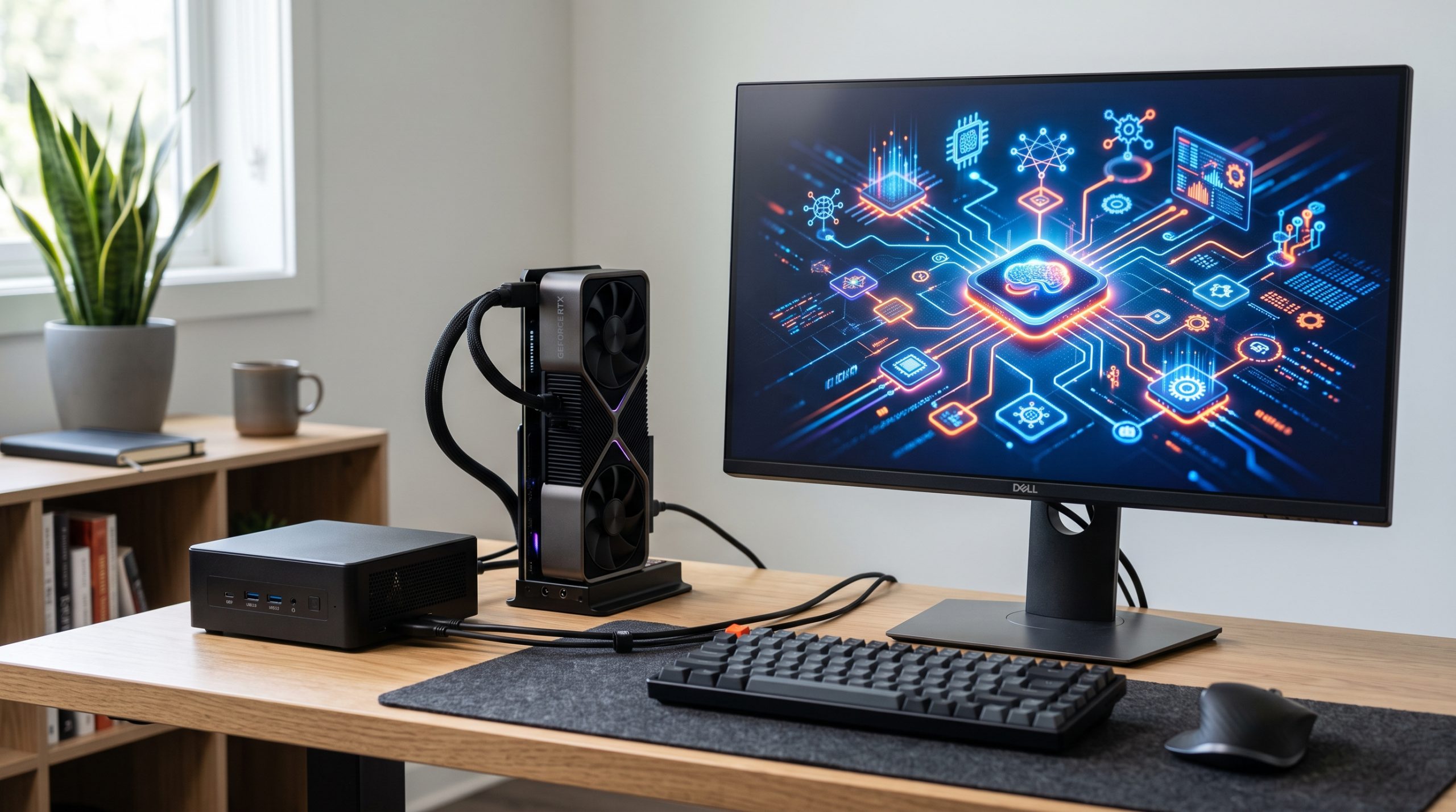 Local AI hardware workstation for agents and creative models