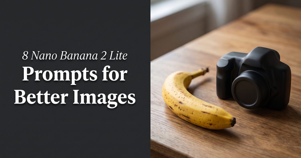 8 Nano Banana 2 Lite Prompts for Better Images