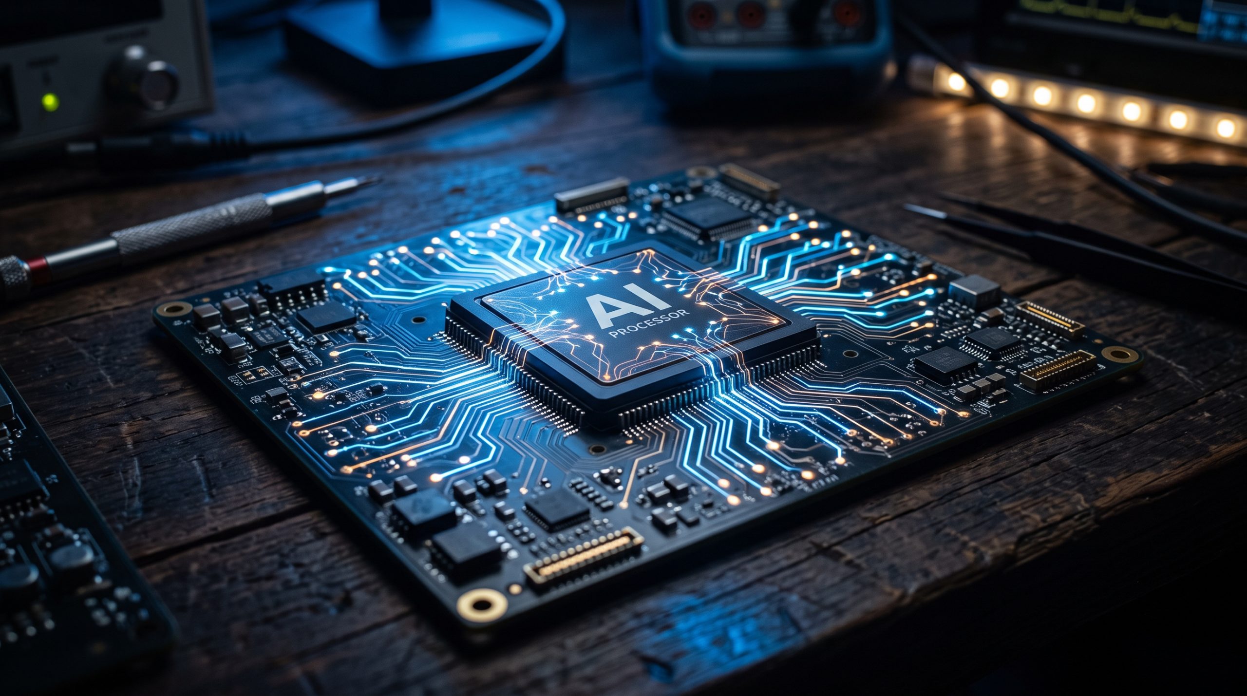 On-device AI neural engine chip