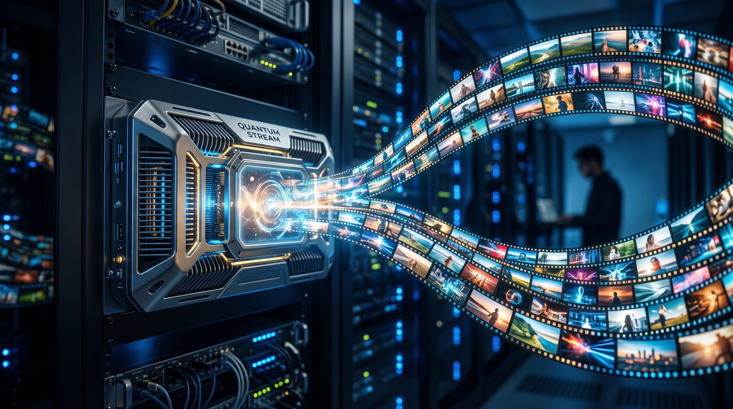 AI video models running on accelerator hardware
